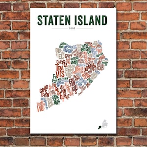The Boroughs of New York City Serie – Staten Island, Kunstdruck