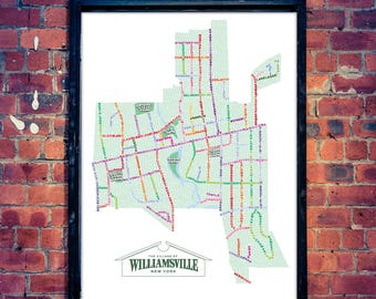 Village of Williamsville, Art Print