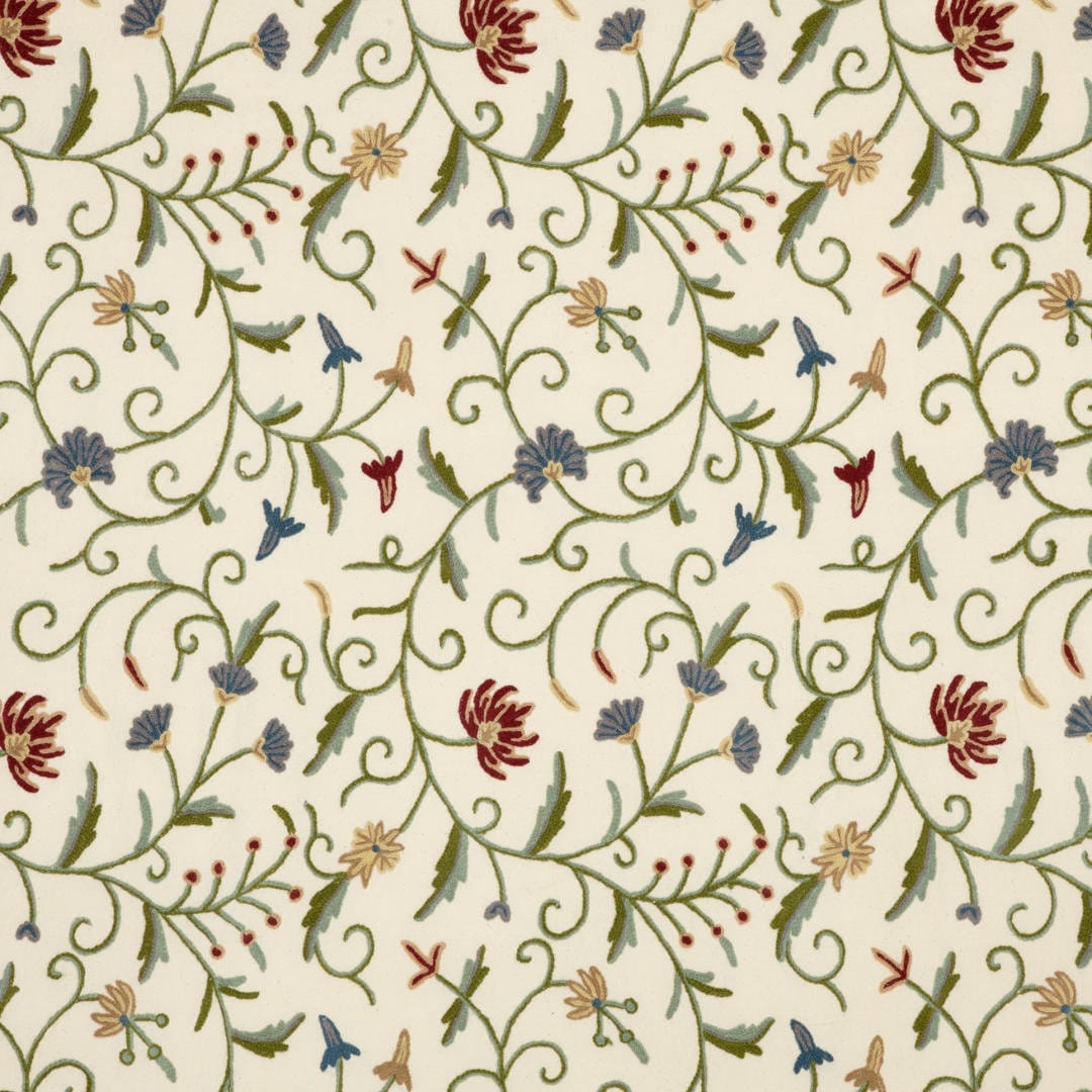 Crewel Embroidery Fabric Kashmir # Techmal ZE-1471 @ 25 per yard. We …