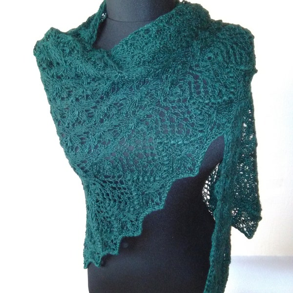 Flower Shawl Etsy