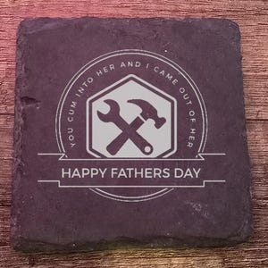 fathers day gift novelty coaster