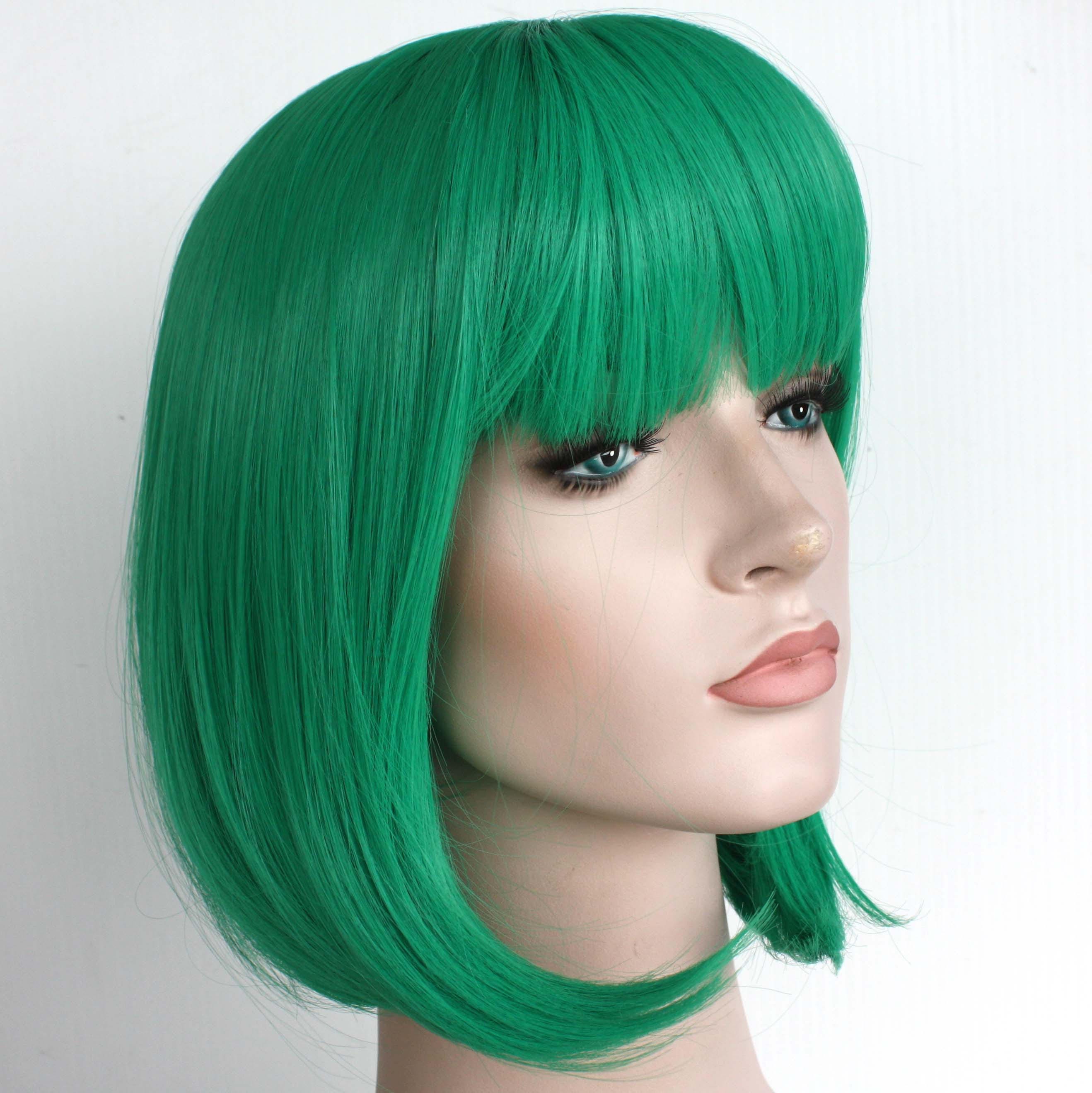 Short on sale green wig