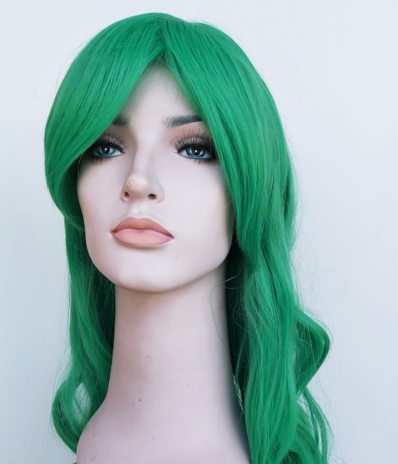 High quality cheap green wigs