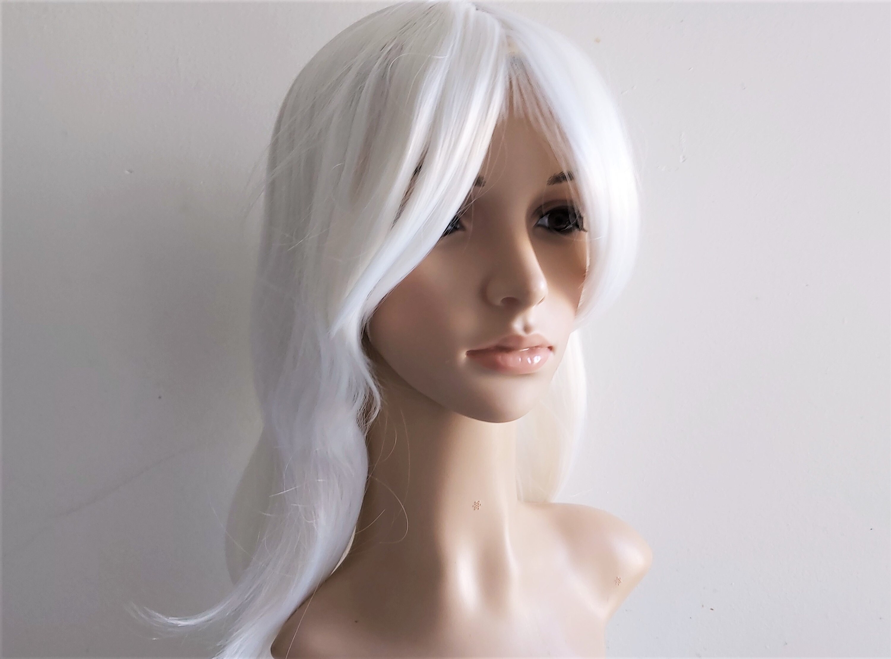 wxypreey Anime Angie Yonaga Long White Cosplay Wig India  Ubuy