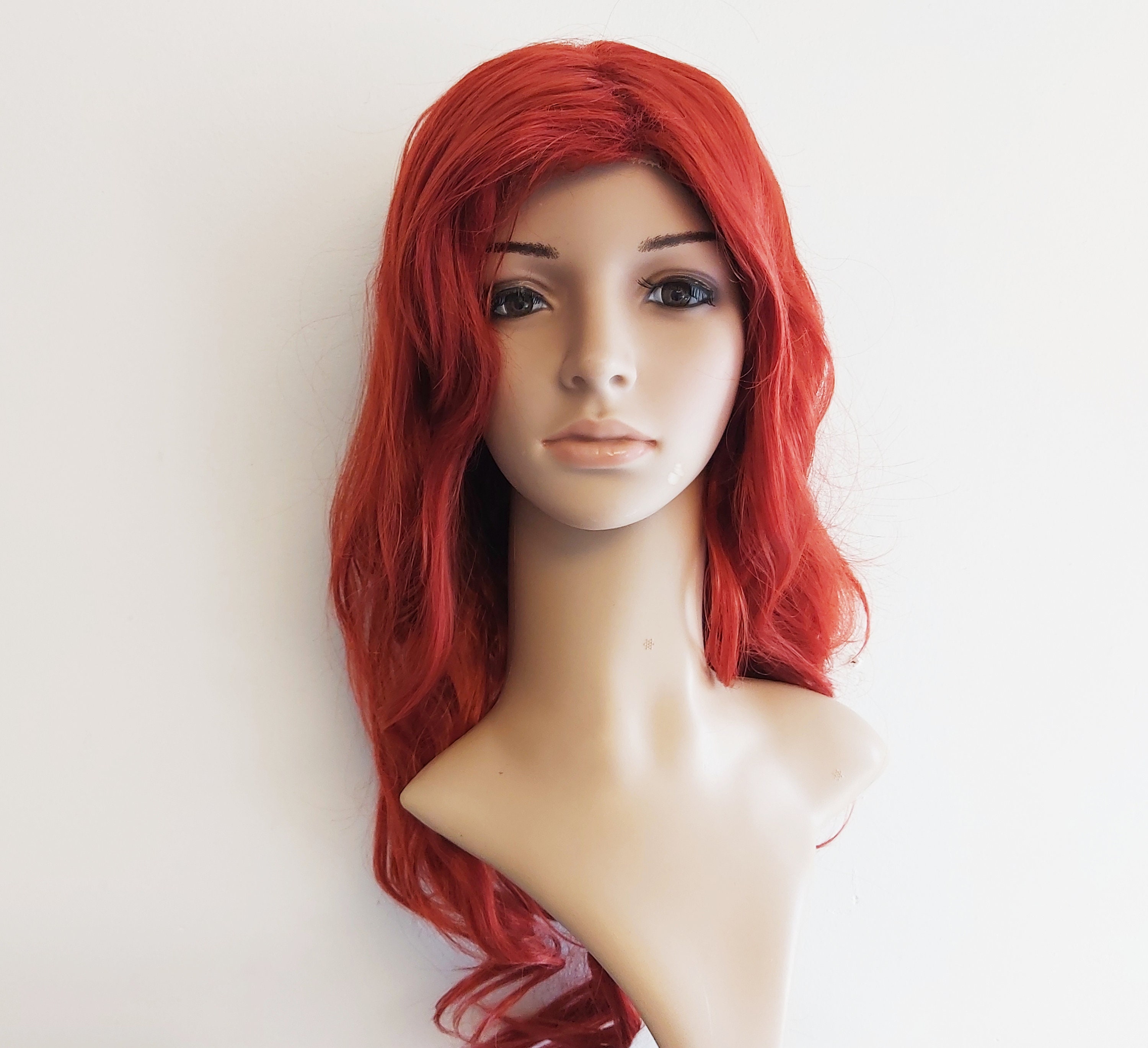 Long red wig jessica rabbit hot sale