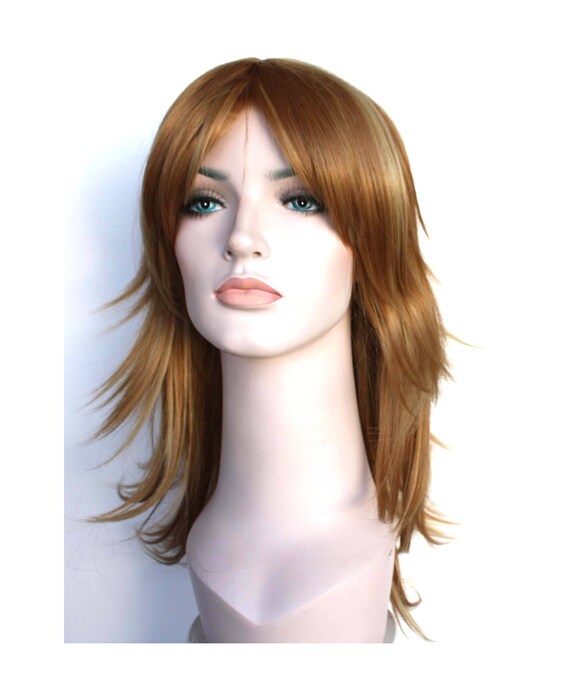 Brown And Blonde Long Wavy Wig Synthetic Wig High Quality Etsy