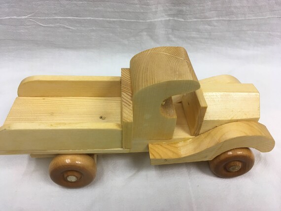 small wooden trucks