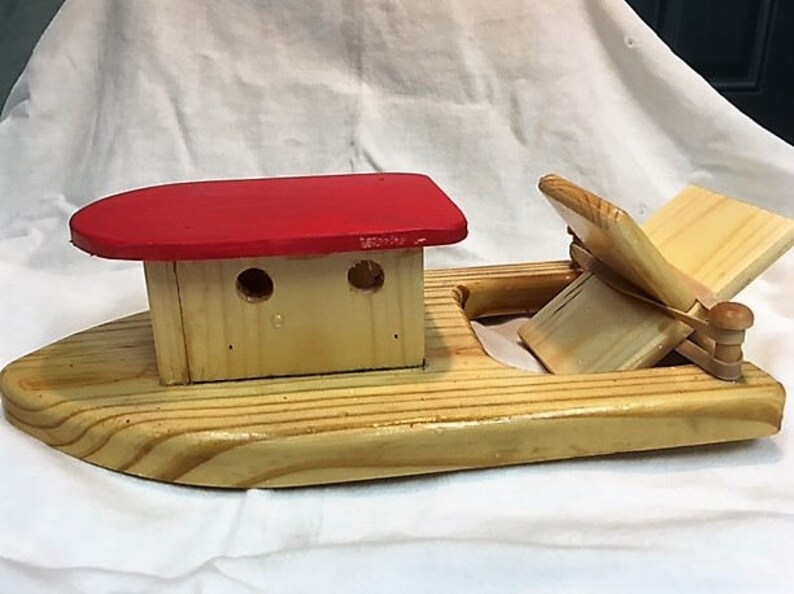 toy boat made of rubber