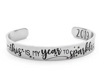 Graduation Gift - Class of 2024 - High School Grad - Promotion Gift - College Graduation - Gift For Teen - Gift for Her - Cuff Bracelet