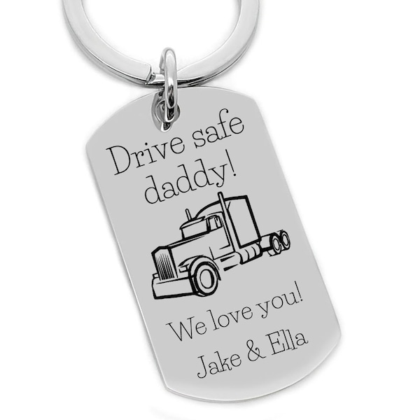 Presente para motorista de caminhão, chaveiro personalizado gravado para o pai, presente para o dia dos pais, chaveiro personalizado para motorista de caminhão papai papai, caminhão semi