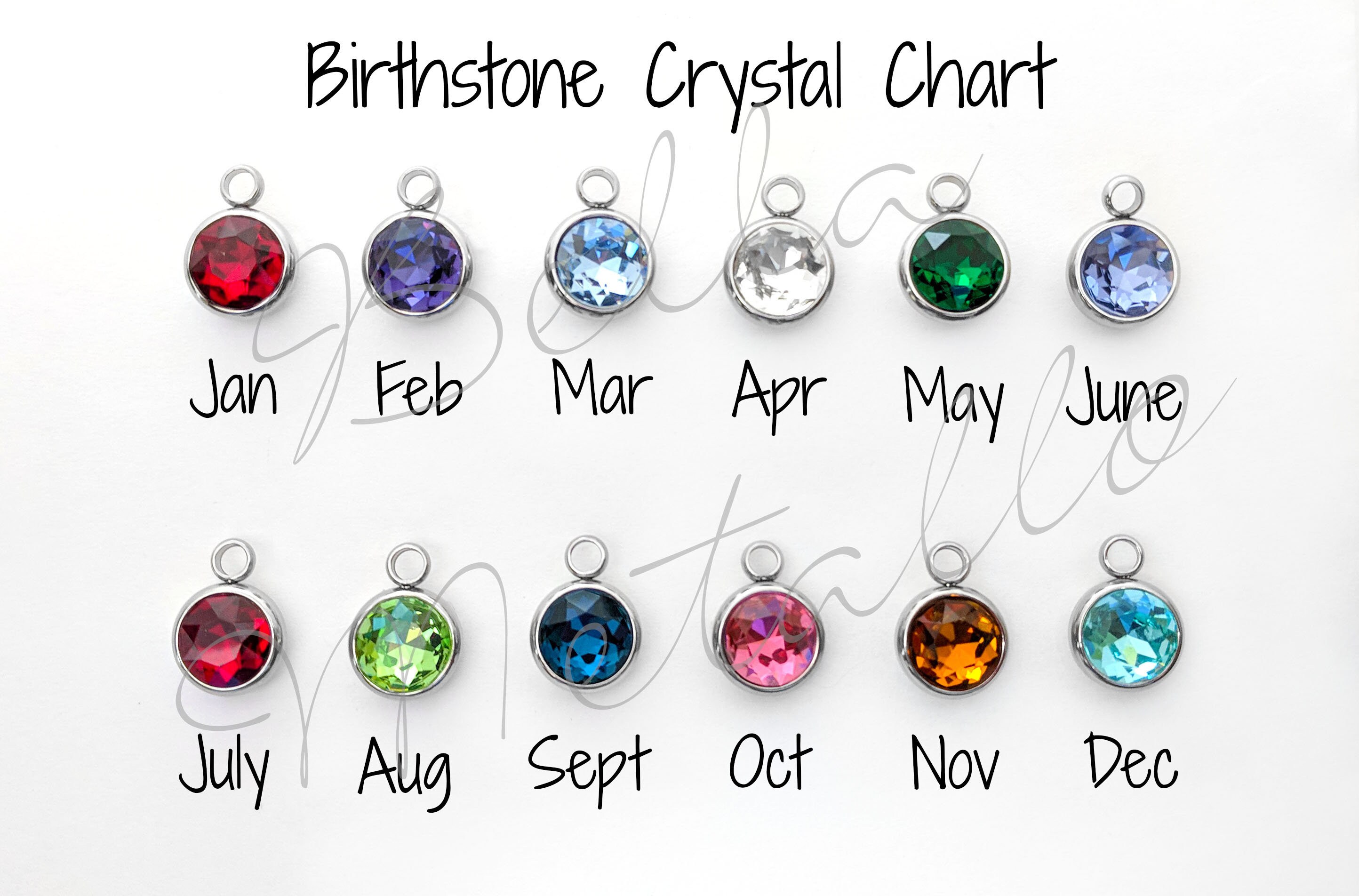 Birthstone Keychains / Grandma Gift with grand kids names and | Etsy