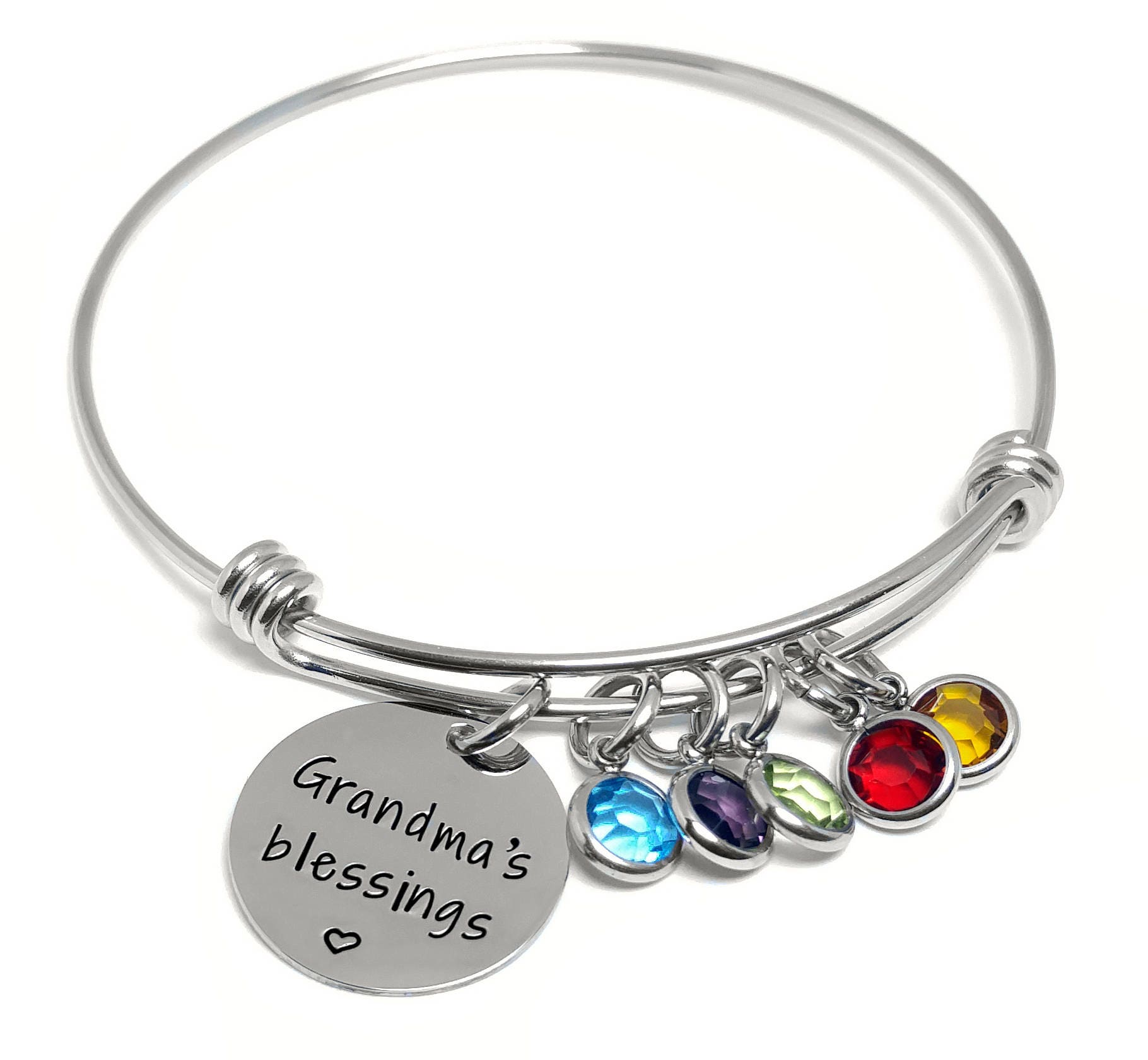 Grandma necklace birthstone Custom Personalized jewelry Mimi Mawmaw Nana Gift