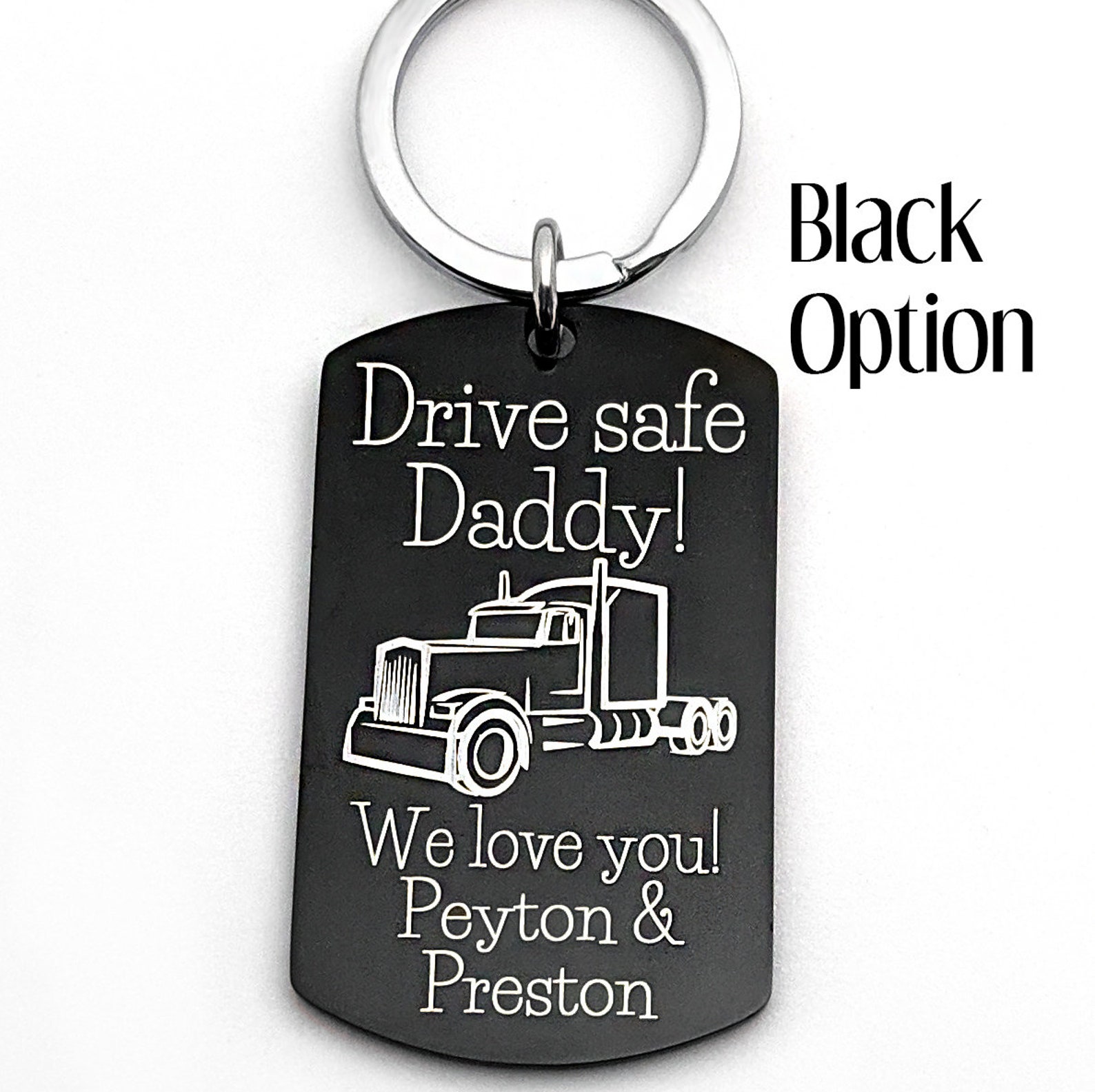 Gift for Semi Truck Driver Dad Drive Safe Daddy Trucker Etsy