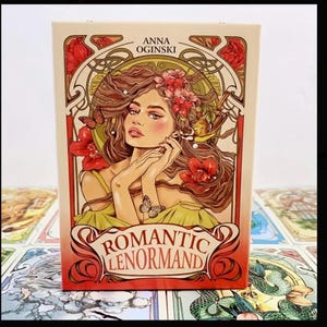 Jeu de cartes de voyance Lenormand de style romantique par Anna Oginski, jeu de tarot Oracle pour lectures et conseils - Les animaux et la nature