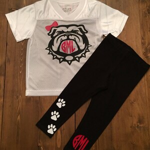 UGA Georgia Bulldogs Inspired Jersey shirt pants not included image 2