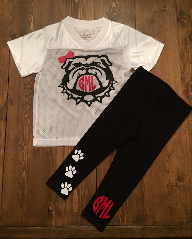 UGA Georgia Bulldogs Inspired Jersey shirt pants not included image 2