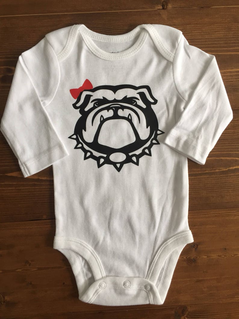 UGA Georgia Bulldogs Monogrammed inspired bodysuit image 4