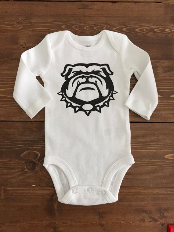 UGA Georgia Bulldogs Boys Last Name Inspired Bodysuit Etsy