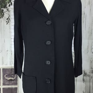 Original Vintage 1950's Black JHB Jr Cotton Coat - Etsy