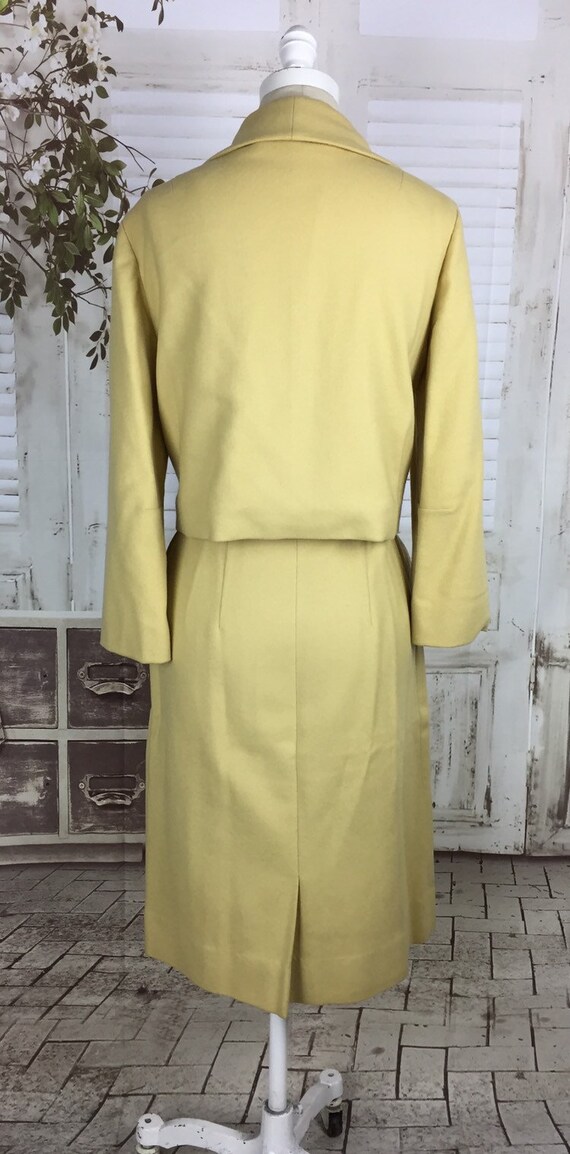 Original Late 1940s / Early 1950s Gold Yellow Woo… - image 6