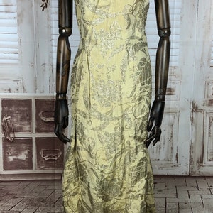 Original 1940s 40s Vintage Gold Lamé Evening Gown Dress - Etsy