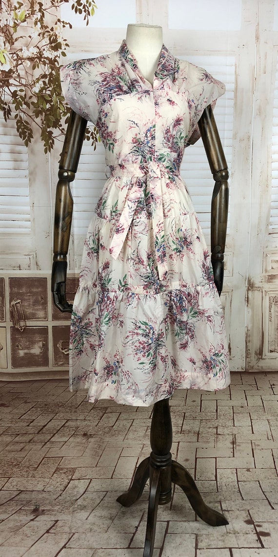 pastel 1950s dresses Carnival Carousel Pastel Striped 1950s Vintage Inspired Big Top Circus Retro Pinup Dress by Hollyville
