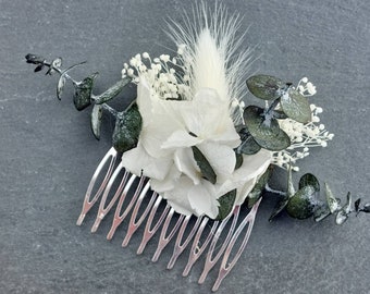 Wedding Hair Jewelry - bay leaf comb for bride - Gold or Silver - bridal bride - wedding hairstyle