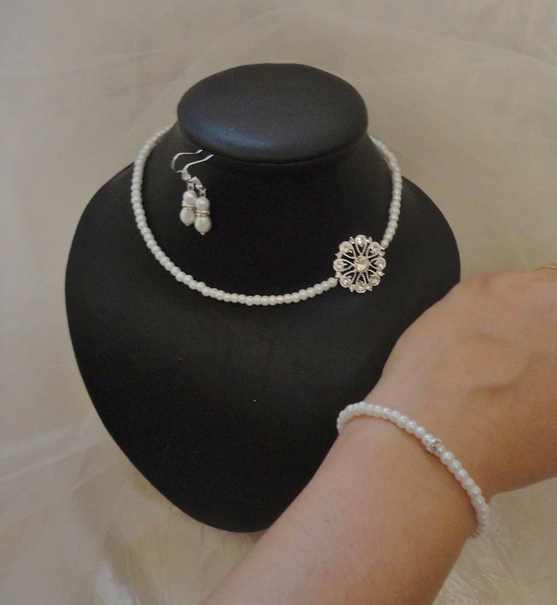 Lot De Bijoux Fantaisie Assortis - Collier Et Bracelet Boucles Turquoise - Idéal Petit Cadeau