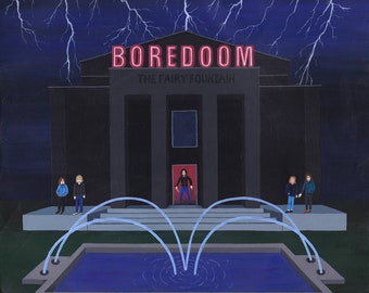 BOREDOOM  - Original Painting by Angela Dalinger