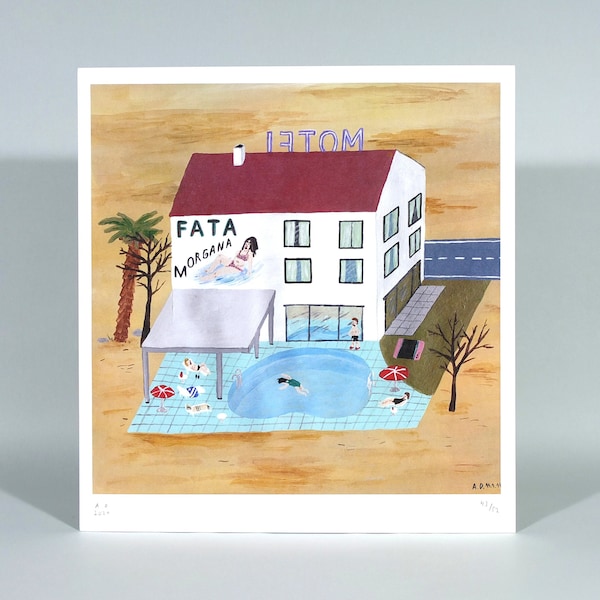 Motel Fata Morgana * limited edition Art Print