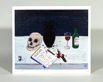 Suicide / Still Life * limited edition Art Print