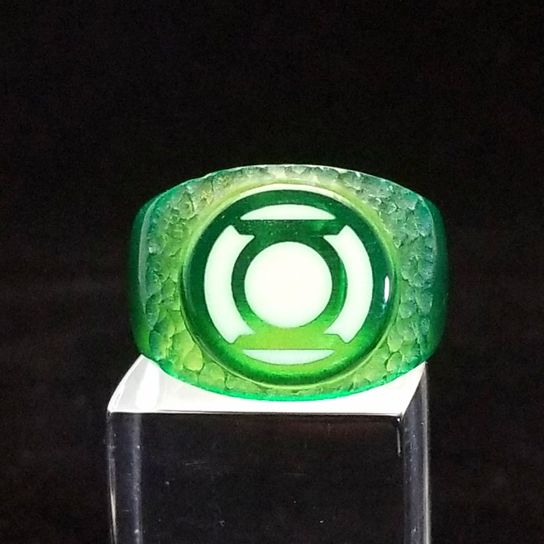 Replica Green Lantern Metal Ring Hal Jordan Alan Scott Guy Gardner Sinestro Jade
