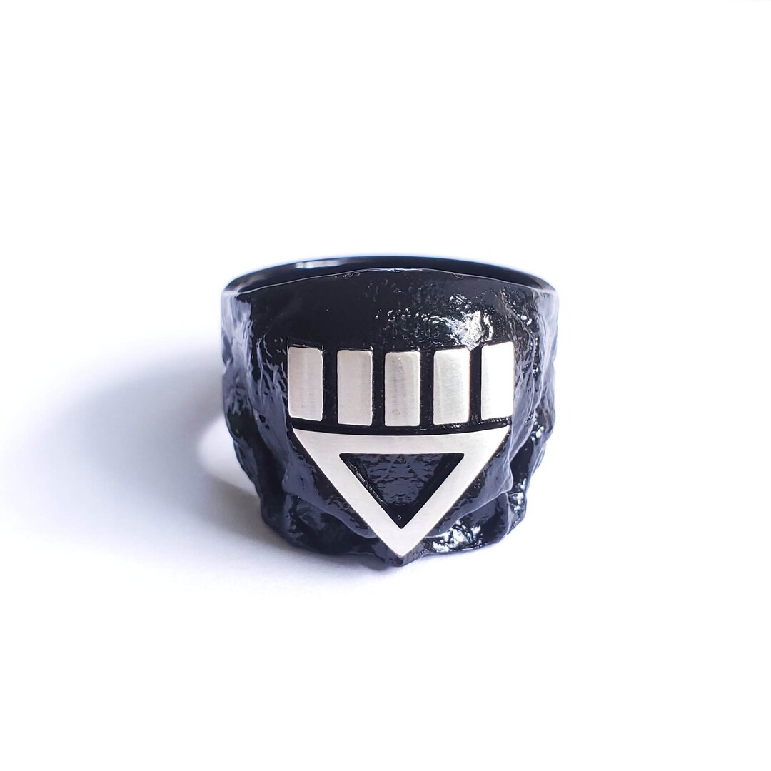 UAB Nanoceramic Death Ring .925 Sterling Silver Etsy