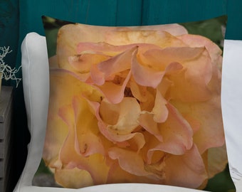 It must have been the Roses, Yellow Roses that is. Premium Pillow