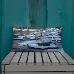 Premium Pillow with Winter in the Gorge