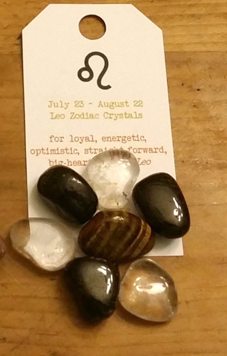 Zodiac Leo Crystal Astrology Grid Clear Quartz Etsy