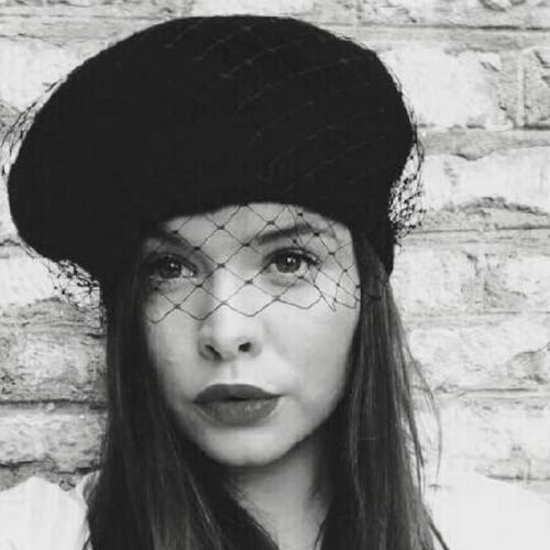 Beret Hat With Veil French Beret Veiled Paris Style Black Etsy