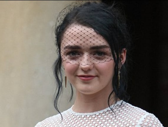 Black Veil Headband Maisie Williams Black Fascinator Birdcage Etsy