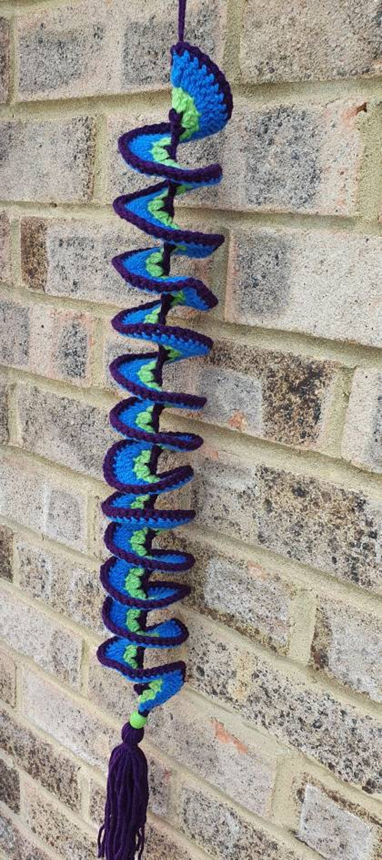 Crochet Windspinner Wind Spinners. Handmade Various Colours Etsy