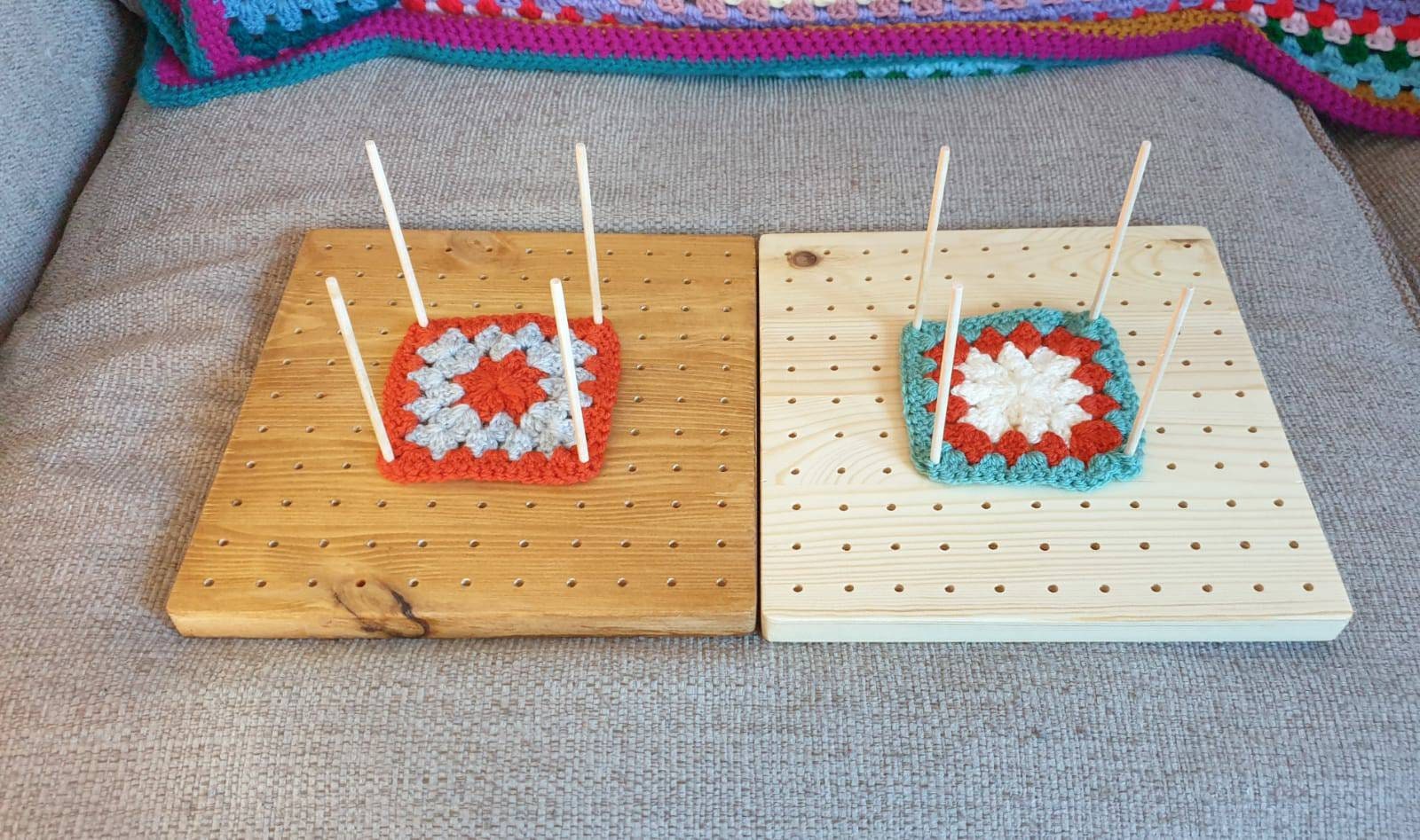 Blocking Board. Sturdy Wooden Crochet Blocking Board.granny Square Board.  Blocker. Handmade From Solid Wood. 2 Colours. Despatched From UK -   Norway
