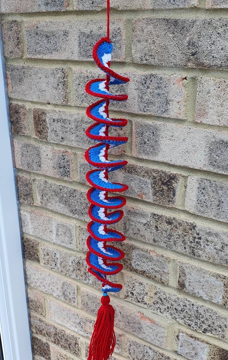 Crochet Windspinner Wind Spinners. Handmade Various Colours Etsy UK