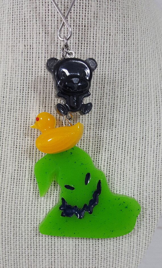 oogie boogie plush keychain