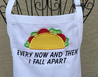 Embroidered Adult Taco Apron