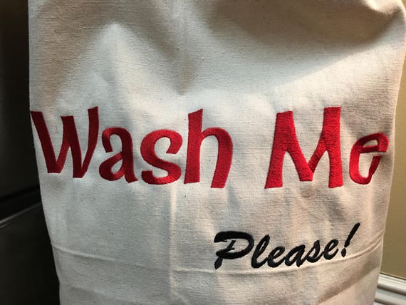 heavy duty canvas laundry bolsa