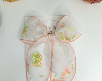 Easter hair bow