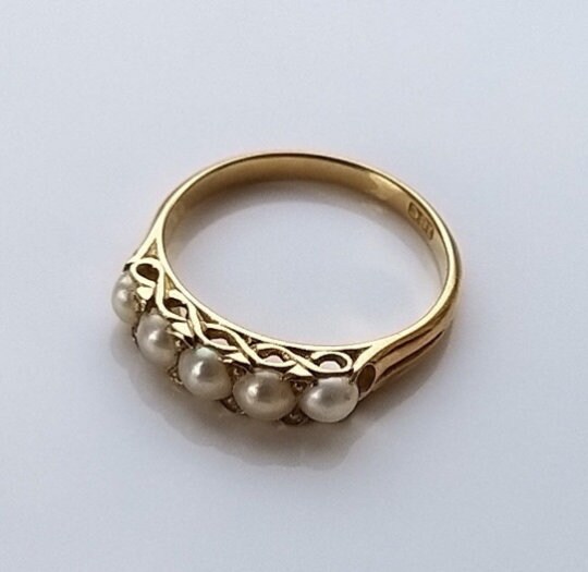 5 pearl sale ring