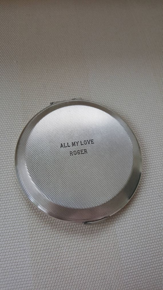 Antique Solid Silver Compact, Kigu of London, Ful… - image 3