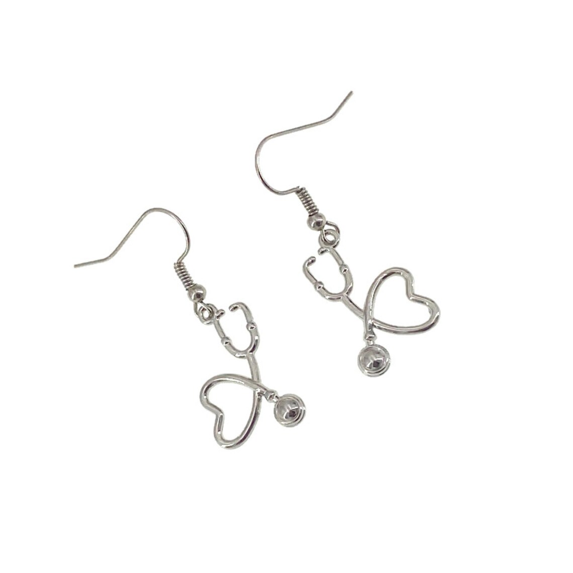 Stethoscope Earrings Doctor Earrings Doctor Gift Med Etsy