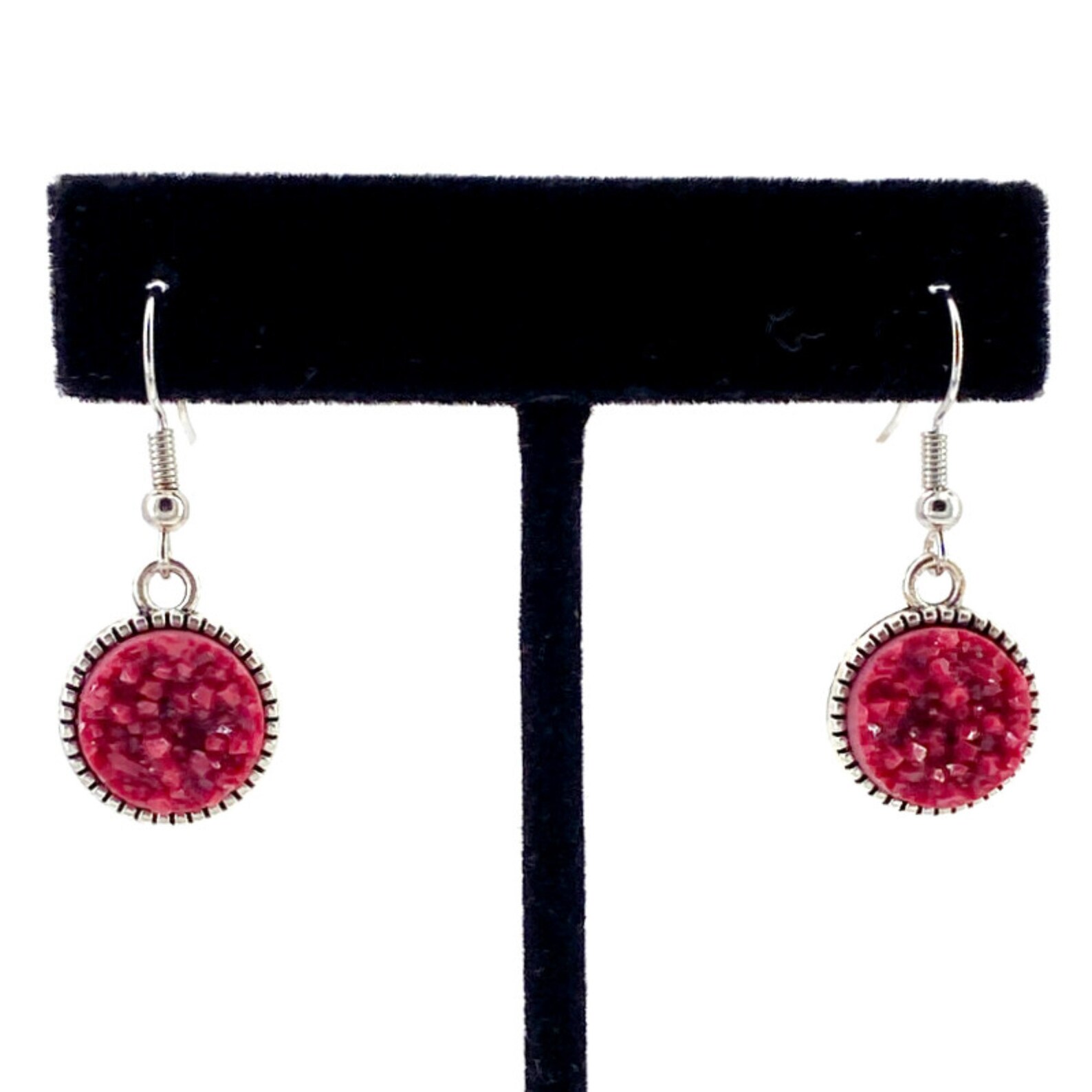 Wine Color Earrings Merlot Earrings Red Wine Earring Dark Etsy