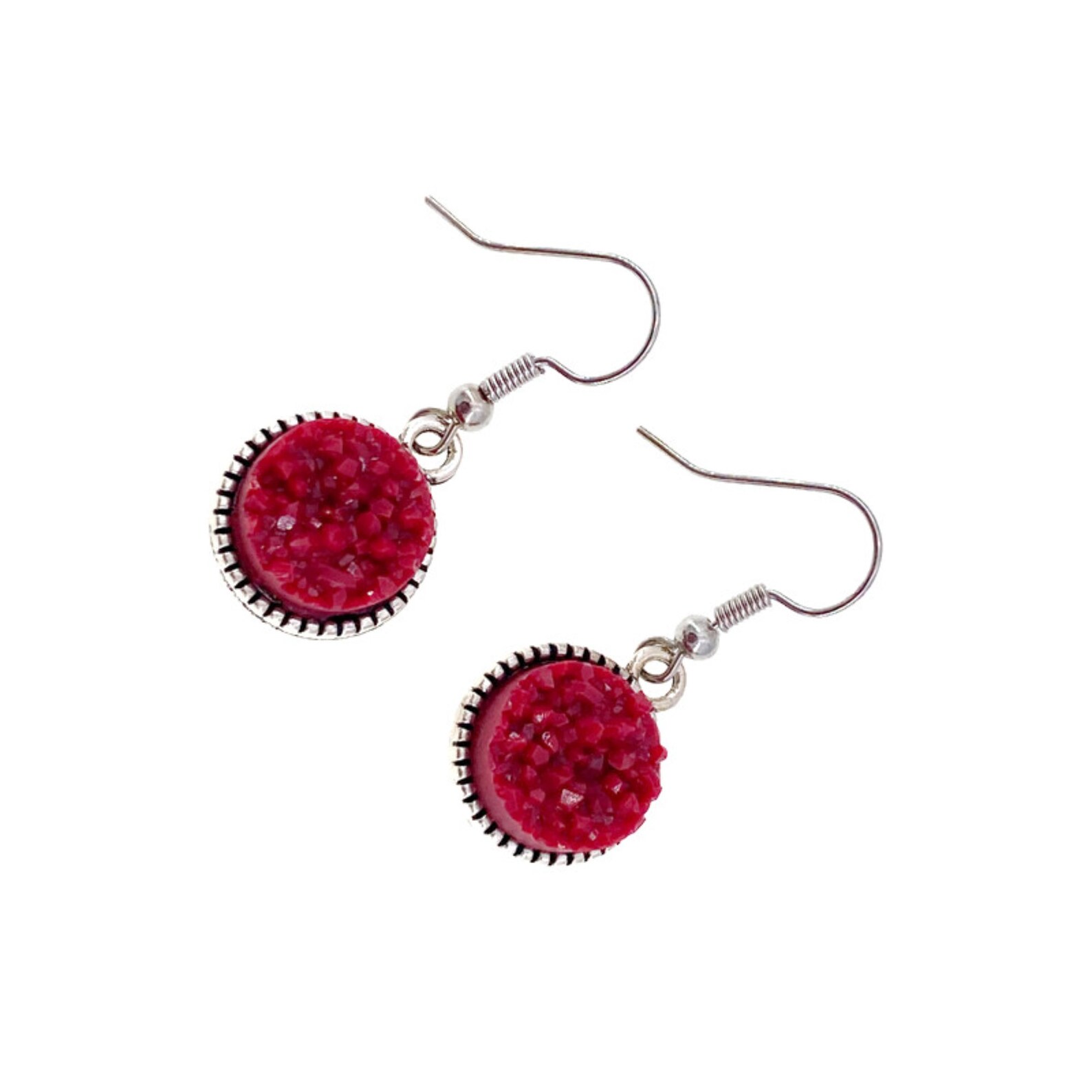 Wine Color Earrings Merlot Earrings Red Wine Earring Dark Etsy
